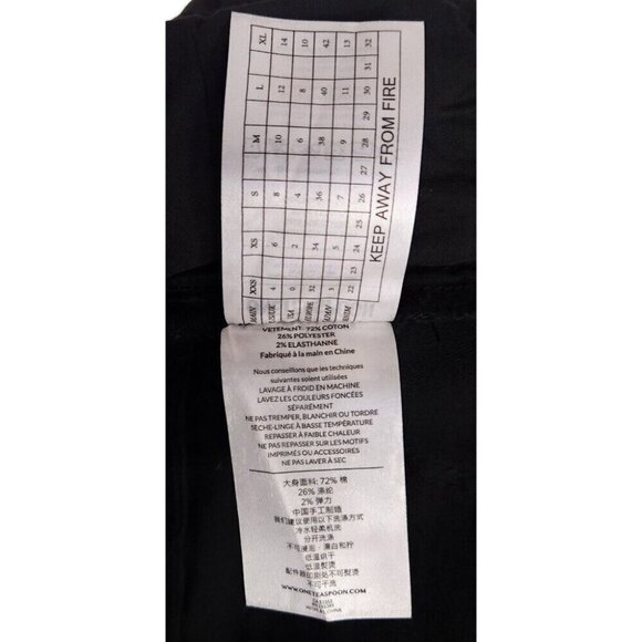 One Teaspoon High Waist FreeBird Skinny Jeans 29R Black Punk Distressed Nwt - Picture 15 of 16